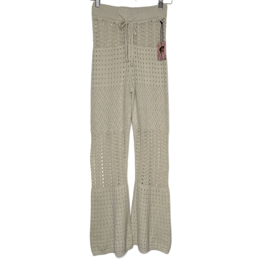 Sincerely Jules Swim Coverup Crochet Knit Pants